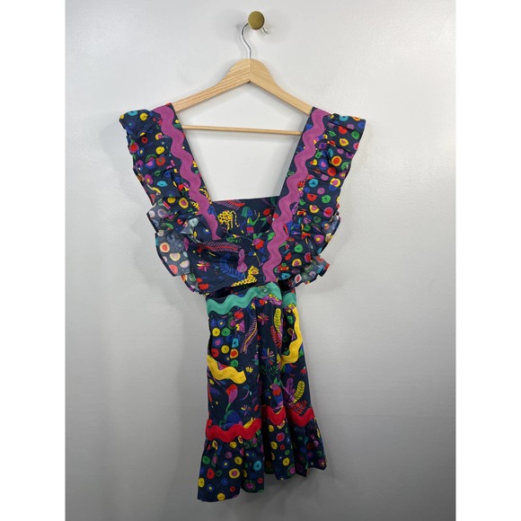 Celia B Women's Blue Amatista Printed Women's Mini Jumper Dress Size: XS NWOT - Picture 5 of 8